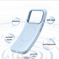 IPhone17promax étui de téléphone magnétique boutons de caméra étui de protection Anti-chute en Silicone liquide pour Iphone 17 17 Pro