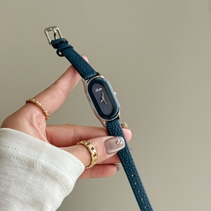 Montre pour <span class=keywords><strong>femme</strong></span> Scottie 9748, nouvelle mode élégante, résistante à l'eau, quartz, bracelet en cuir, acier inoxydable - Product Image 3