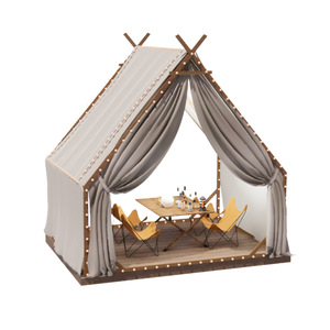 <span class=keywords><strong>Tente</strong></span> triangulaire en tissu Oxford <span class=keywords><strong>de</strong></span> luxe <span class=keywords><strong>tente</strong></span> <span class=keywords><strong>de</strong></span> <span class=keywords><strong>camping</strong></span> et d'utilisation commerciale en plein air étanche à la pluie - Product Image 6