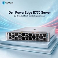 Serveur Dell PowerEdge R770 2U personnalisé sur mesure, double processeur Intel Xeon 6, RAM DDR5, SSD NVMe, double alimentation 3200W