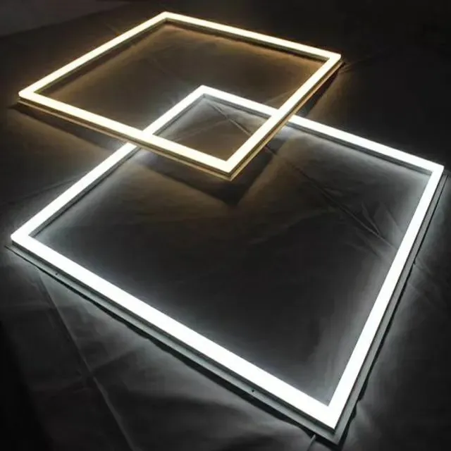 Suspension Cadre LED à haute luminosité Panneau lumineux encastré suspendu montage carré Plafonnier Cadre de panneau LED