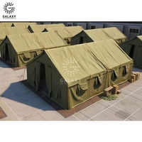 Tente de secours 40 places, vert US, 16x16, petite et grande, avec toilettes, pour location, médicale, pour 20 personnes, cadre de secours US, pour 50 personnes