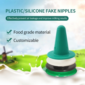 Nuevo pezón falso de plástico y caucho <span class=keywords><strong>verde</strong></span> para <span class=keywords><strong>mastitis</strong></span> bovina, piezas para máquina de ordeño de grupos de lecheras de Hebei, 0.5kg - Product Image 2