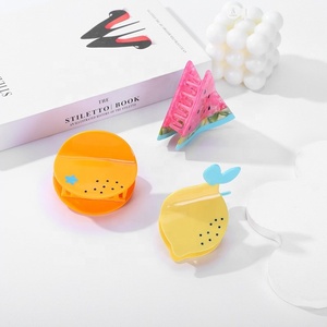 กิ๊บติดผมอะซิติกแอซิดรูปผลไม้สดขนาดเล็กสำหรับผู้หญิง และกิ๊บหนีบผมทรงฉลามสุดอินเทรนด์ - Product Image 6