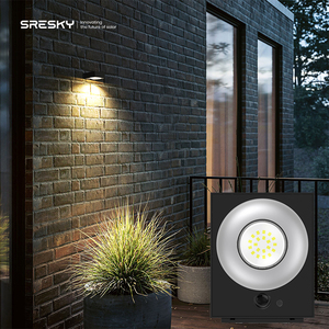 Lampada <span class=keywords><strong>Solare</strong></span> <span class=keywords><strong>da</strong></span> Esterno Sresky per Cancello e Cortile, 1000LM, 4 Modalità di Illuminazione, Sensore, Mini Luce <span class=keywords><strong>da</strong></span> Parete - Product Image 5