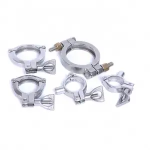 Durable Using Low Price 304 Sanitary Single Pin Heavy Duty Clamp Sanitary Stainless Steel Pipe Clamps