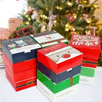 Décoration de Noël Boîtes d'emballage cadeau de bonbons au chocolat Dates de Noël Ramadan Boîte à biscuits