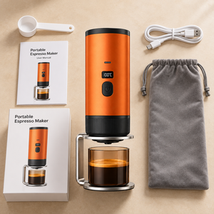 เครื่องชงกาแฟเอสเพรสโซแบบพกพา 3 in 1 ชาร์จด้วย USB ใช้ได้ทั้งกาแฟร้อนและเย็น สำหรับแคปซูล กาแฟบด และ ESE Pod เหมาะสำหรับการเดินทาง ท่องเที่ยวกลางแจ้ง รับผลิตแบบ OEM ODM - Product Image 4