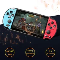 Console de jeux vidéo rétro Q-HOME X7 Plus 5 pouces, console portable, cadeaux nostalgiques, garantie à distance d'un an