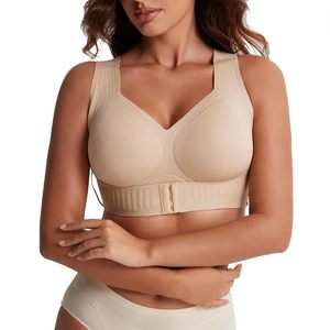 <span class=keywords><strong>Reggiseno</strong></span> da donna senza ferretto <span class=keywords><strong>con</strong></span> copertura completa, <span class=keywords><strong>spalline</strong></span> <span class=keywords><strong>larghe</strong></span>, supporto per la schiena, senza cuciture, comfort quotidiano - Product Image 2