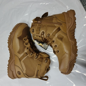 TSB4 Philippine Malaysia Panama <b>Brown</b> Mid <b>Boots</b> Breathable and Waterproof <b>Lace</b>-Up Tactical <b>Boots</b> for Hot Weather Winter Season - Product Image 1