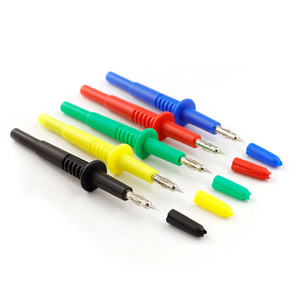 Sondas de Teste Multímetro Não Destrutivas de Nylon 10A por Atacado com Isolamento de 4mm e Pino de Sonda de 4mm - Product Image 1