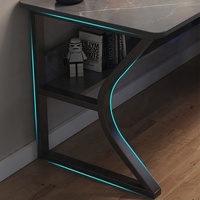 Conjunto de Escritorio para PC Mesa de Ordenador y Silla Gaming