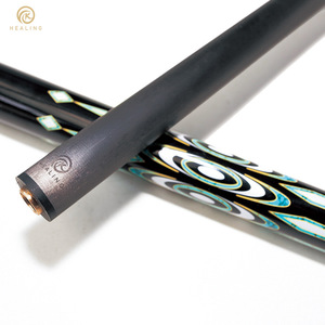 Taco de billar de fibra de carbono curado de 12.9mm, de 2 secciones, duradero, para golpe de ruptura - Product Image 1