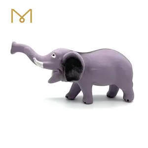 Charming elefante de brinquedo para animais, modelo de látex, mastigar, durável, para animais de estimação