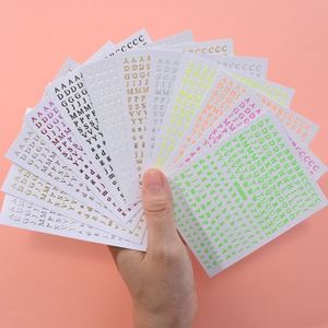 12 Colores, Pegatinas para <span class=keywords><strong>Uñas</strong></span> con Letras de 8*10cm, Calcomanías Transferibles, Decoraciones de <span class=keywords><strong>Uñas</strong></span> de Neón DIY, Manicura, Deslizadores 3D para Salón - Product Image 4