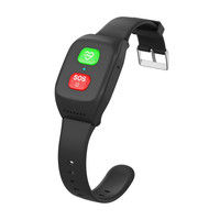 Montre connectée 4G S8 pour personnes âgées, avec positionnement GPS, appel SOS, fréquence cardiaque, pression artérielle, bracelet santé S16