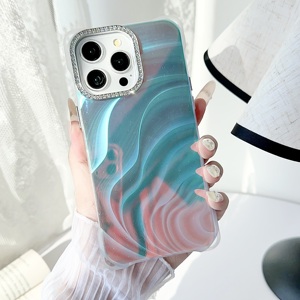 En Stock Diamant Bling Téléphone étui pour <span class=keywords><strong>iphone</strong></span> 15 14 13 12 11 Pro Max Changement de Couleur Couverture Arrière Pour <span class=keywords><strong>iPhone</strong></span> 15 étui - Product Image 4