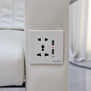 Fauteuil de manucure et pédicure électrique de luxe avec spa pour les pieds et fonctions de massage, mobilier de salon de manucure et spa pour pédicure, plomberie - Product Image 6