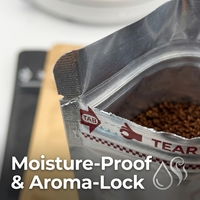 YOUYI Vente en gros Personnalisation OEM Sachets de café en plastique noir mat à fond plat pour 250g de café moulu