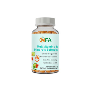 Cápsulas Blandas de Multivitaminas y Minerales de Fábrica, Aumentan los Niveles de Energía y Fortalecen la Salud Ósea, Suplemento Dietético Natural en Cápsulas Blandas - Product Image 1