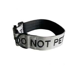 Collare per Cani di Lusso Regolabile in Morbido Neoprene Imbottito con Fibbia in Metallo Resistente e Ricamo in Nylon - Product Image 5