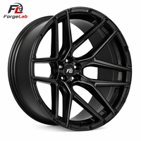 Jantes monobloc super concaves ForgeLab, noir/or/argent, 6X139.7 6X135 6X114.3, jantes forgées, jantes de 18 pouces pour BMW SUV
