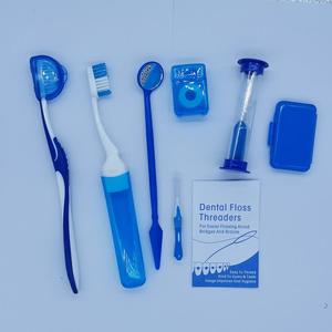 Kit de voyage orthodontique portable en plastique : brosse à dents, fil dentaire, miroir buccal, cire dentaire, minuteur – Qualité supérieure, directement de l'usine - Product Image 2