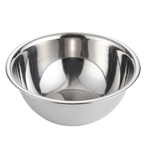 Stainless Steel Bowl 304 Food Grade Thickened Kitchen Cooking Multi Purpose Bowl For Soup Egg Beating - Product Image 1