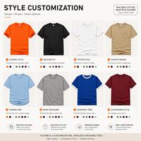 T-shirt personnalisé en polycoton pour homme, OEM, vierge, mélange CVC coton-polyester, sans plis, fabricant de chemises uniformes