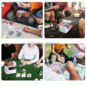 Machine de distribution de cartes de poker de table multijoueur électrique automatique, compatible Guandan Landlord, équipement de <span class=keywords><strong>jeu</strong></span> de loisirs d'intérieur - Product Image 6