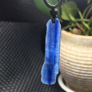 Chất Lượng Cao Nguyên Liệu Tự Nhiên <span class=keywords><strong>Kyanite</strong></span> Pha Lê Mẫu Đánh Bóng Màu Xanh <span class=keywords><strong>Kyanite</strong></span> Pha Lê Thanh Quyến Rũ Vòng Cổ - Product Image 3