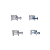 Collier de serrage en acier galvanisé pour ventilation CVC, anti-corrosion, facile à installer, polyvalent pour gymnases, hôpitaux, sous-sols et écoles