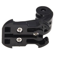 Pour caméra sportive DJI, accessoires GoPro, base en forme de J, fixation sur casque, base fixe avec connexion rapide par boucle de sangle de poitrine