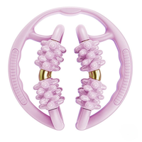 Rouleau de massage pour yoga en matériau PP écologique, unisexe, pour une relaxation musculaire profonde, masseur portable anti-cellulite, rouleau de massage pour les jambes