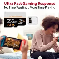 Kartu TF SD 2TB 1TB 512GB Kelas 3 Kecepatan Tinggi Kapasitas Besar untuk PC/Ponsel/Mac/Kamera Baru