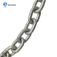 Cadena de Eslabones Soldados HIDEA, Estándar Australiano, Grado L, Acero al Carbono, Galvanizado en Caliente, Negro, Diámetro de 5~24 mm, Agrícola