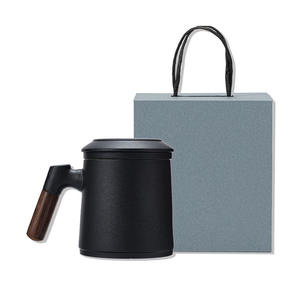 Tasse à thé filtre en céramique classique avec séparation de l'eau tasse de bureau portable cadeau en gros - Product Image 5