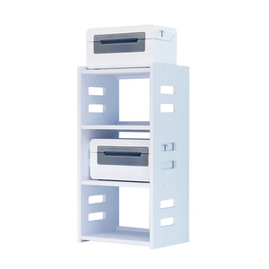Thermal Paper Storage Rack 4 Layers <b>Desktop</b> Printer Stand For Electronic Waybill Holder PVC Material - Product Image 4