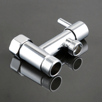 Robinet de douche en laiton à 3 voies, robinets filtrants 15/16 bains d'eau toilettes Bidet pulvérisateur déviateur Valve