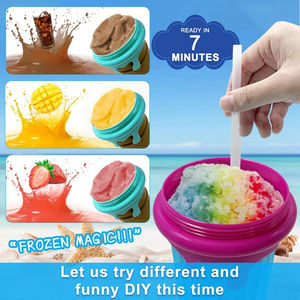 Slushy Maker Cup Magics Freeze Squeeze Ice Cup Summer Smoothies Cups Ice Cream Maker pour la maison - Product Image 4