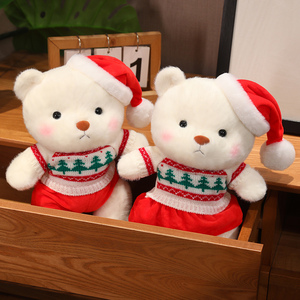 Vendita calda Unisex di natale orso peluche peluche in morbido cotone ricamato con animali tecniche regalo perfetto per <span class=keywords><strong>tutti</strong></span> i sessi - Product Image 3