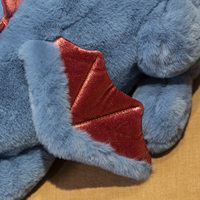 Dragon doux jouets en peluche oreiller de dragon en peluche jouets de dragon en peluche lestés personnalisés
