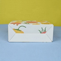 Boîte d'emballage en carton ondulé biodégradable pour l'expédition de fruits frais (fruits du dragon) et de jus de fruits, avec fonction de déchirement facile, vente en gros