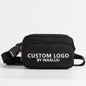 WAALUU-Riñonera de pecho impermeable deportiva personalizada, riñonera pequeña para entrenamiento, correr, viajar, senderismo - Product Image 1