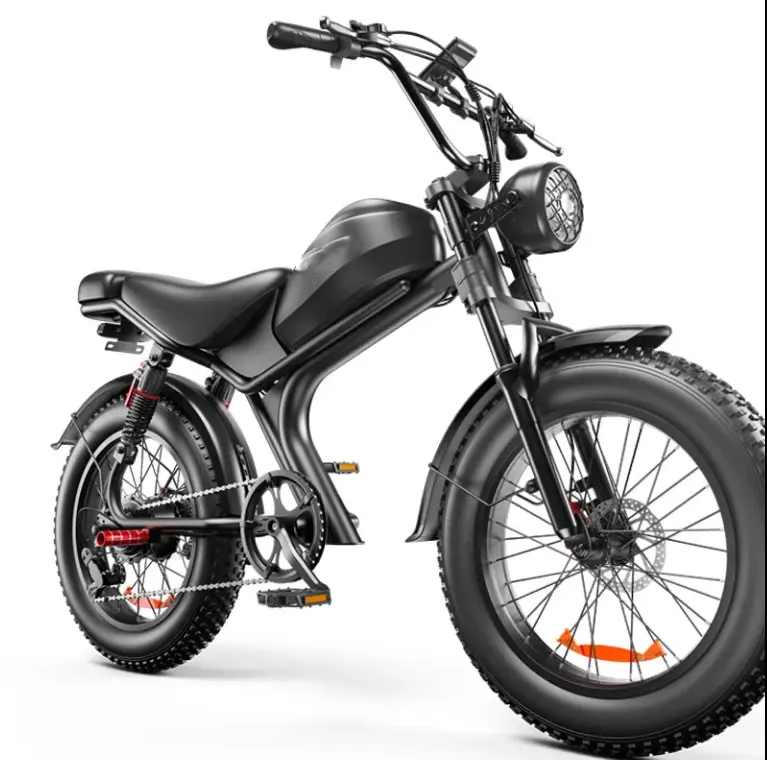 도매 Emoko C93 48V 1000w 뚱뚱한 타이어 자전거 20 인치 오프로드 1500w 강력한 속도 55 km 모터 오토바이 성인 먼지 자전거