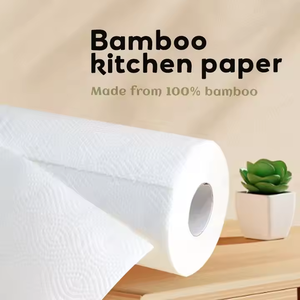 Rol handuk kertas dapur sekali pakai 2 lapis ramah lingkungan untuk mencuci piring rumah dan menyerap minyak - Product Image 4