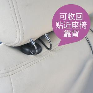 Stainless Steel <b>Car</b> Headrest <b>Hook</b> Black Slip <b>Hook</b> For Seat Back Storage Organizing Bag Strap Holding - Product Image 4