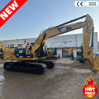 Excavatrice d'occasion Caterpillar 320D d'origine japonaise, faible nombre d'heures de travail, numérique, excavatrice Cat 320 d'occasion