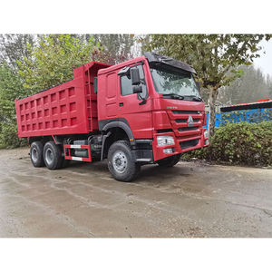 Camion benne arrière HOWO 6x4 d'occasion avec conduite à gauche, moteur Weichai Euro 3, pour le transport minier - Product Image 2
